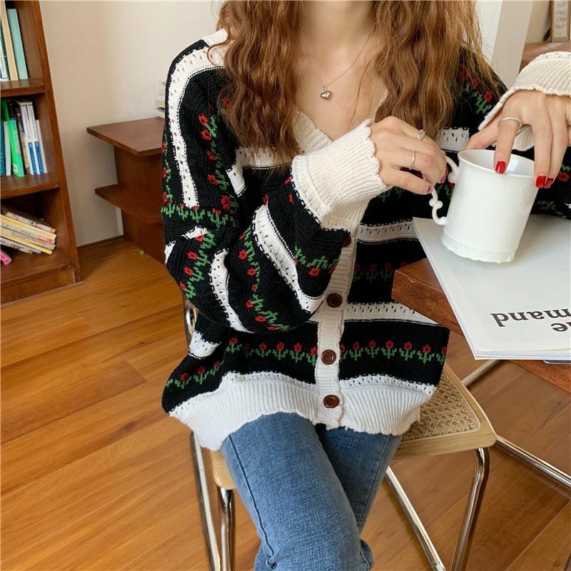 Áo khoác Sweater dệt kim