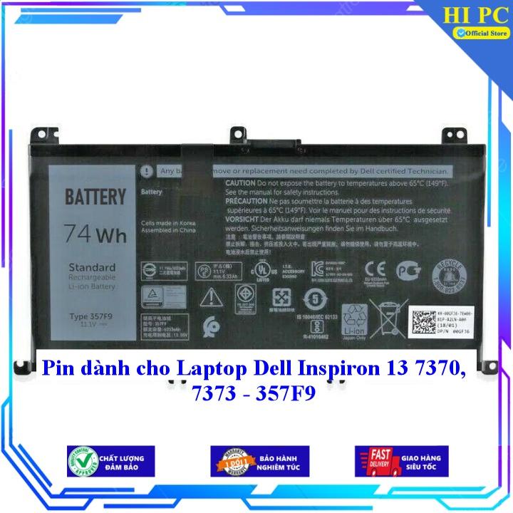 Pin dành cho Laptop Dell Inspiron 13 7370 7373 - 357F9 - Hàng Nhập Khẩu