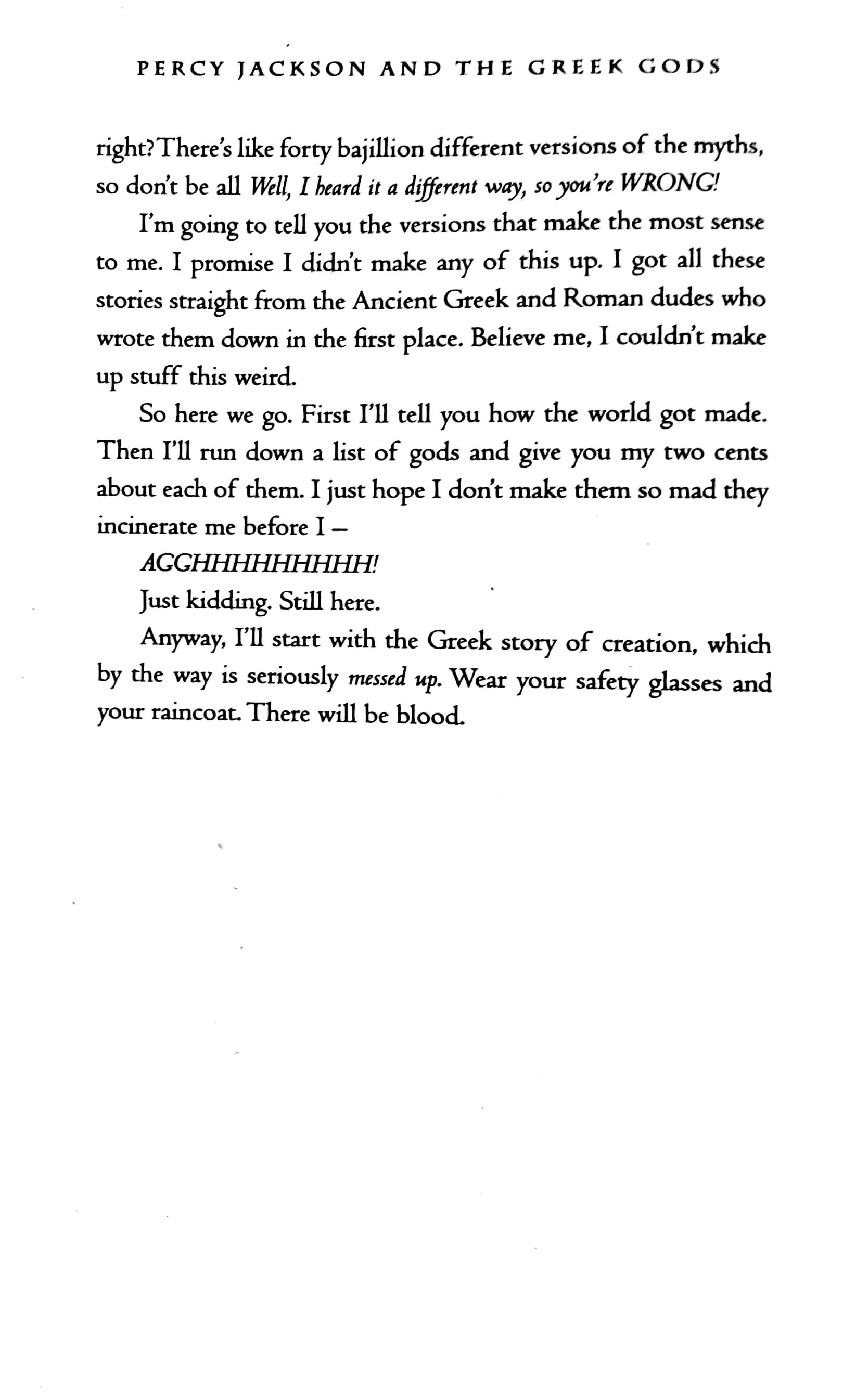 Percy Jackson And The Greek Gods (Paperback)