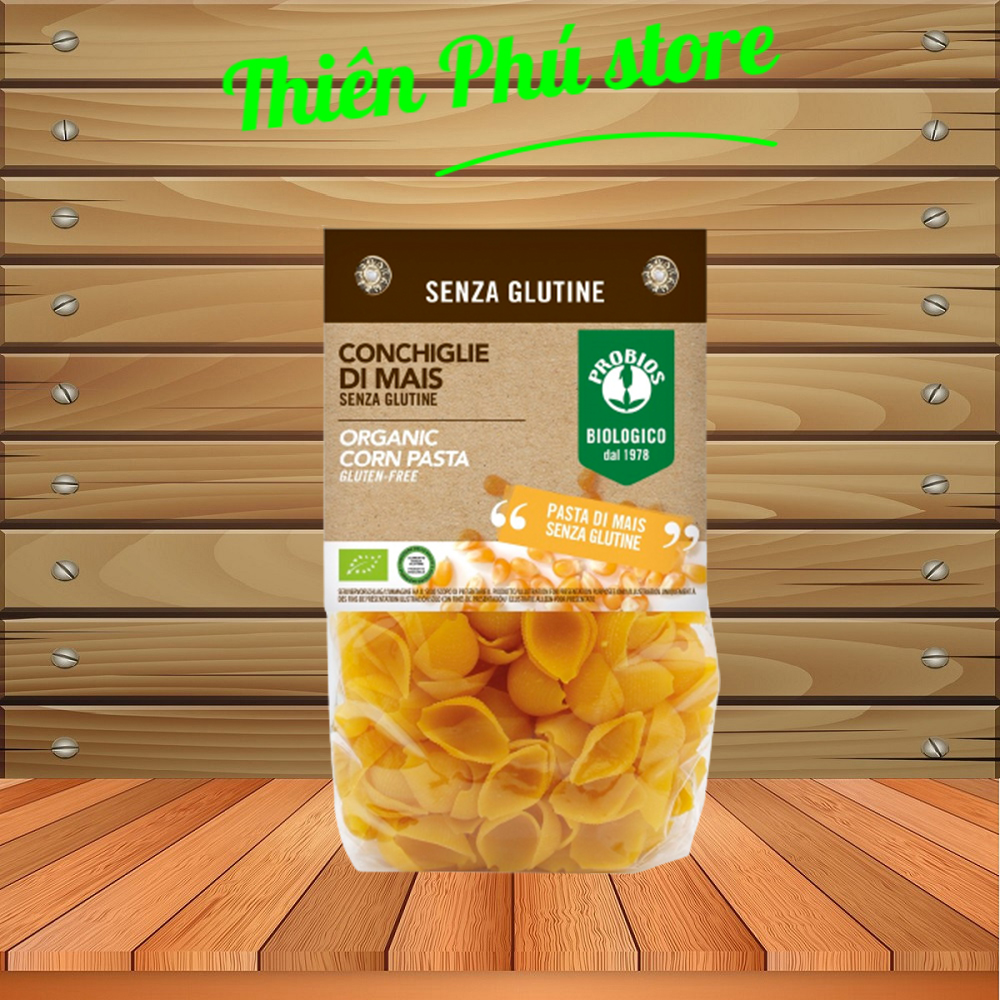 Nui Sò Hữu Cơ 400g ProBios Organic Corn Conchiglie