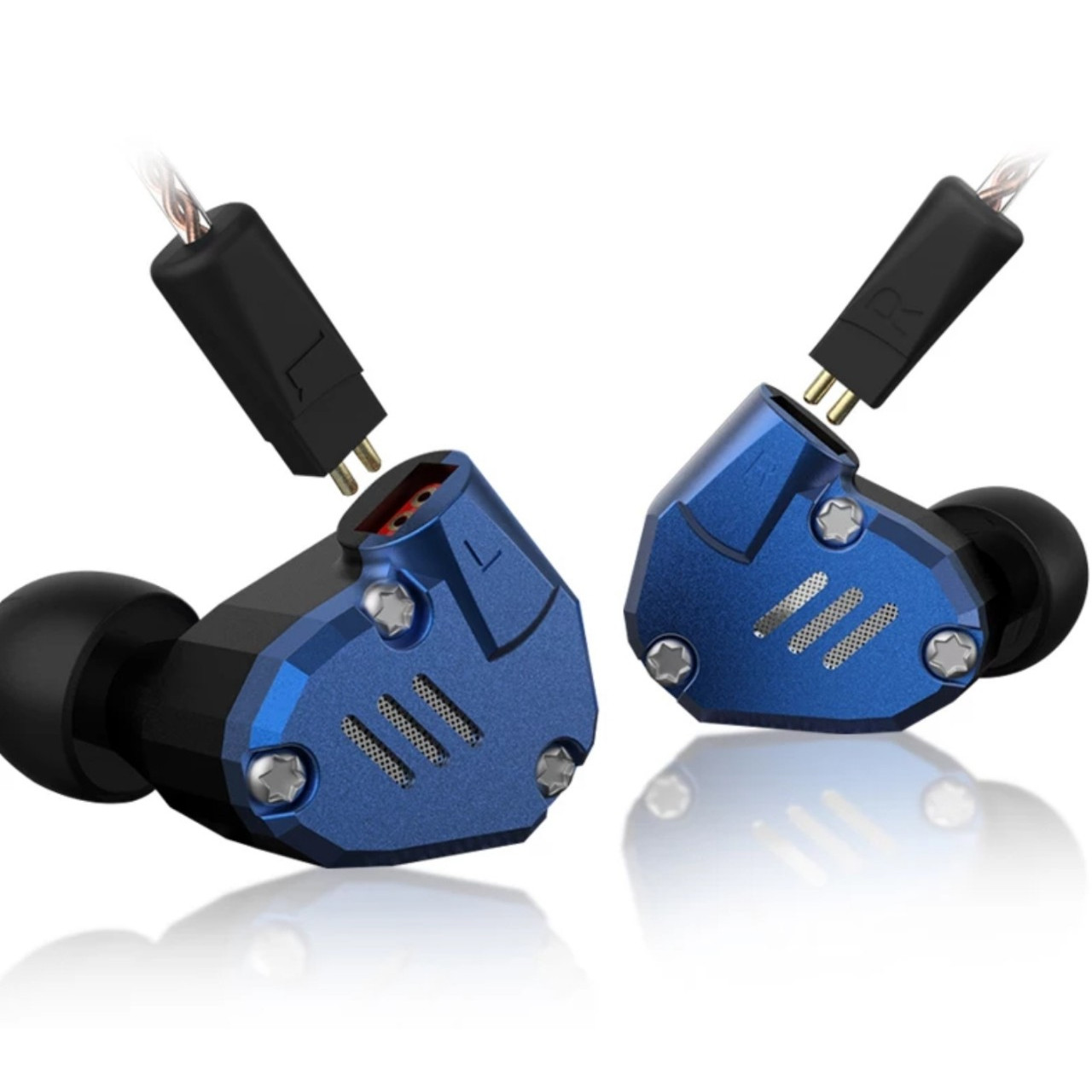 Tai nghe KZ ZS7 - Vỏ kim loại, Bass tốt, dãi âm rộng, độ chi tiết cao có Micro - Hàng chính hãng