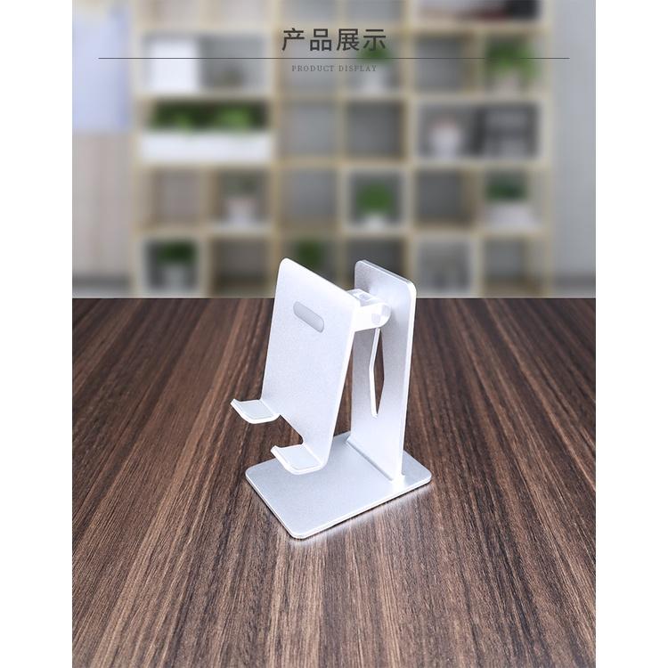 Kệ Đỡ Điện Thoại Gấp Gọn Để Bàn, Giá Đỡ Máy Tính Bảng IPad Galaxy Tab Nhôm Nguyên Khối SENZANS Cao Cấp