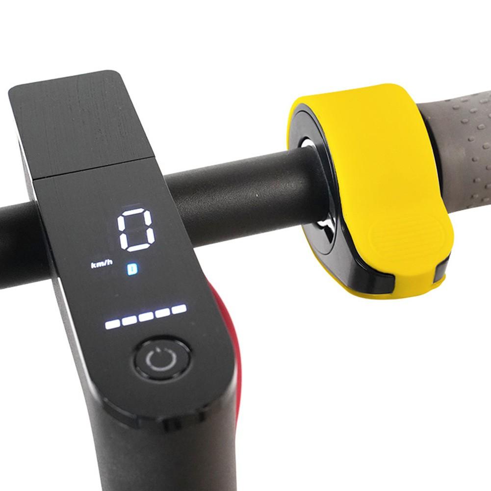 1PCS xe tay ga tay cầm tay áo Silicone Silicone Thumb tăng cường nắp gia tốc bảo vệ cho Xiaomi M365/PRO/PRO2/1S/Ninebot Max G30 Color: yellow