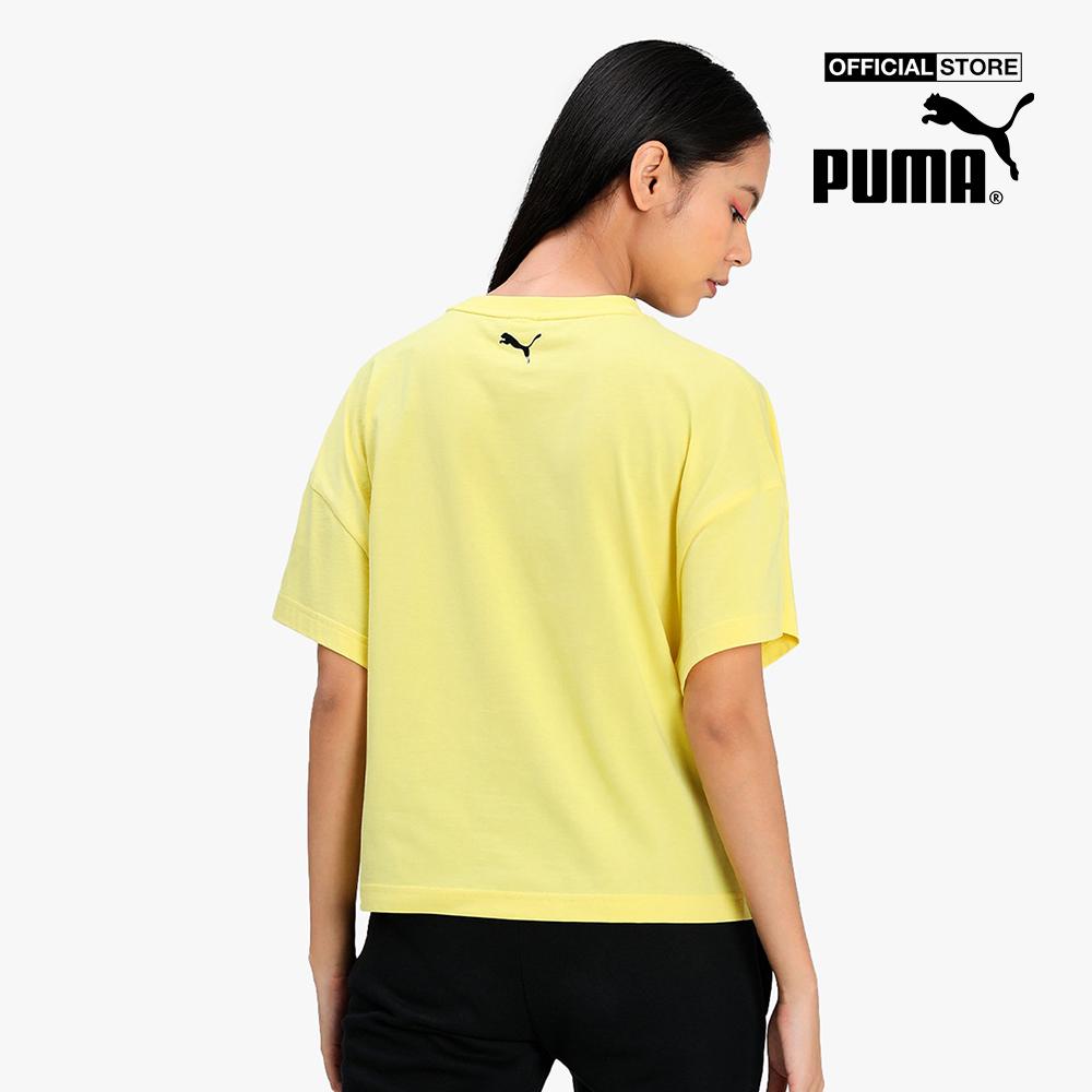 PUMA - Áo thun thể thao nữ ngắn tay Evide Graphic 599747