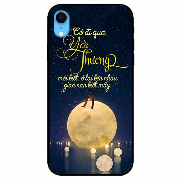 Ốp lưng in cho Iphone Xr Mẫu Đi Qua Yêu Thương