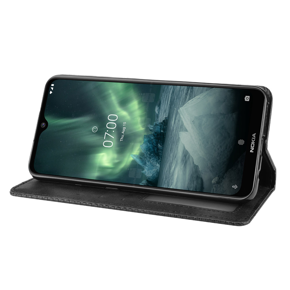 Bao da dạng ví, nam châm dành cho Nokia 7.2 Luxury Leather Case - Hàng nhập khẩu