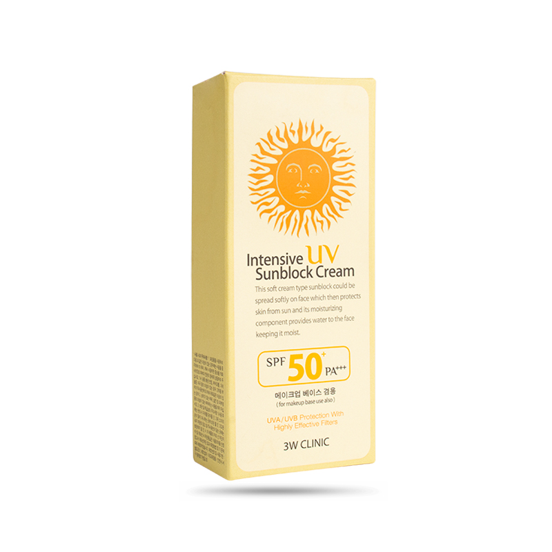 Kem Chống Nắng 3w Clinic Intensive Uv Sunblock Cream Spf 50 Pa+++ 70 Ml