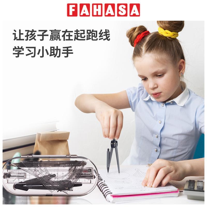 Bộ Compa 8 Món - Bút Chì Kim - Deli 9591