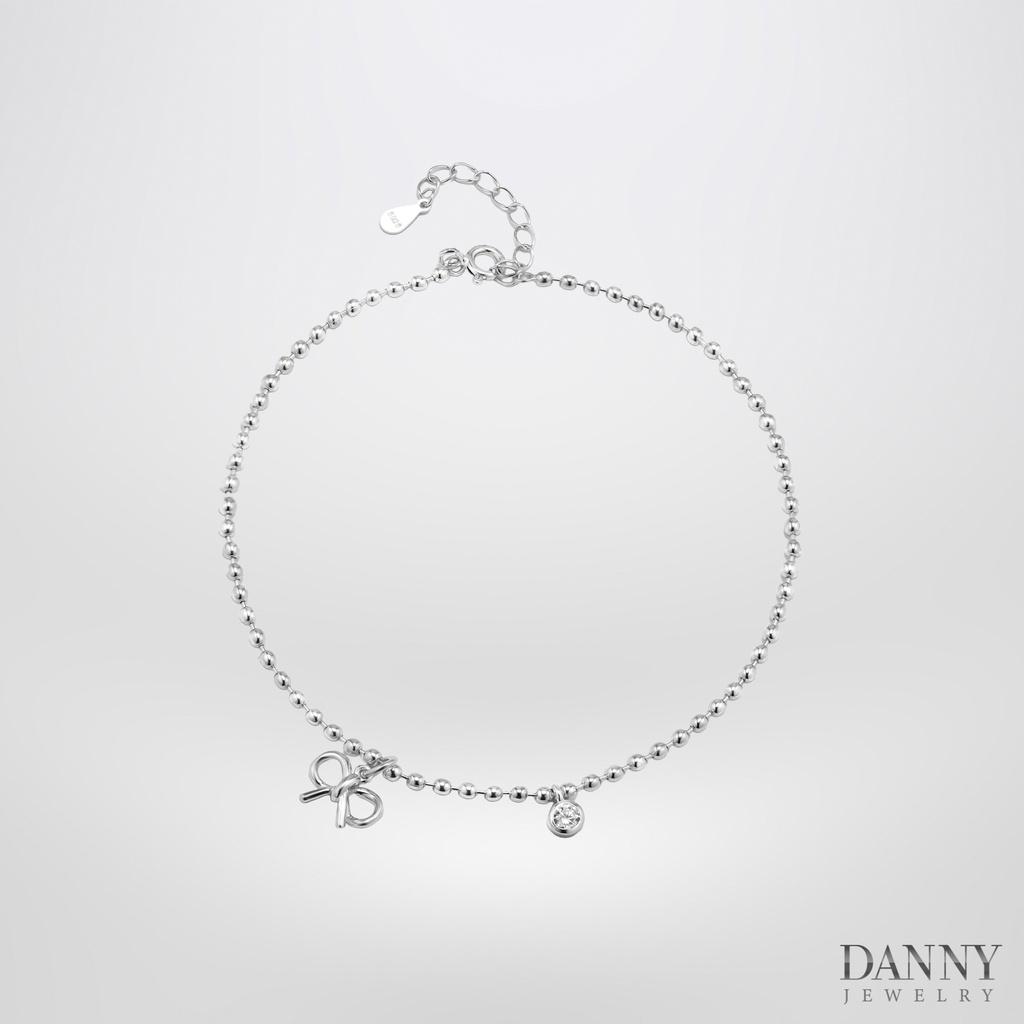 Lắc Tay Danny Jewelry Bạc 925 Xi Rhodium Dây Bi Đính Phụ Kiện LACY76