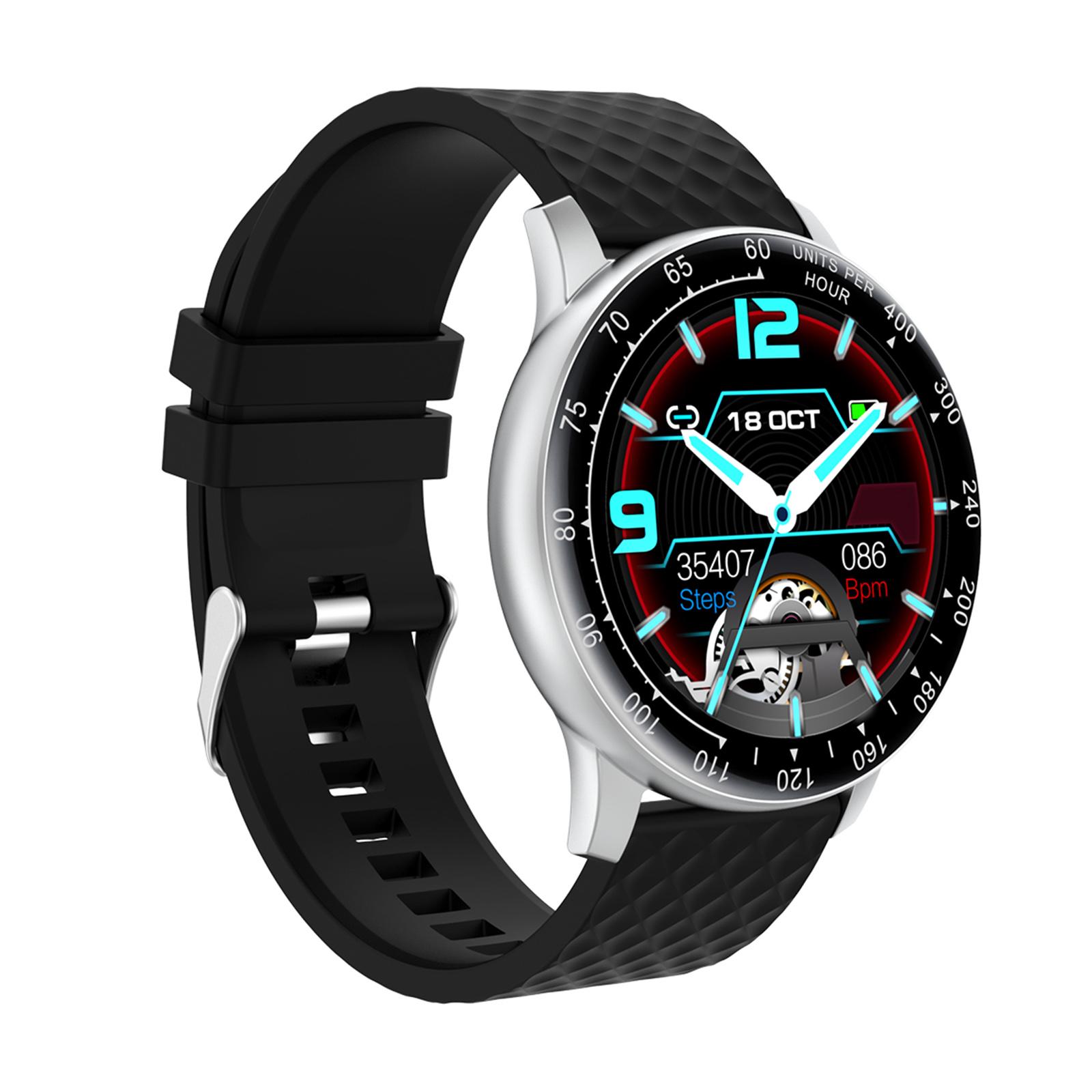 Đồng hồ thông minh Theo dõi thể dục cho nam và nữ màn hình LCD TFT 1,28 '' với Màn hình nhịp tim & giấc ngủ IP68