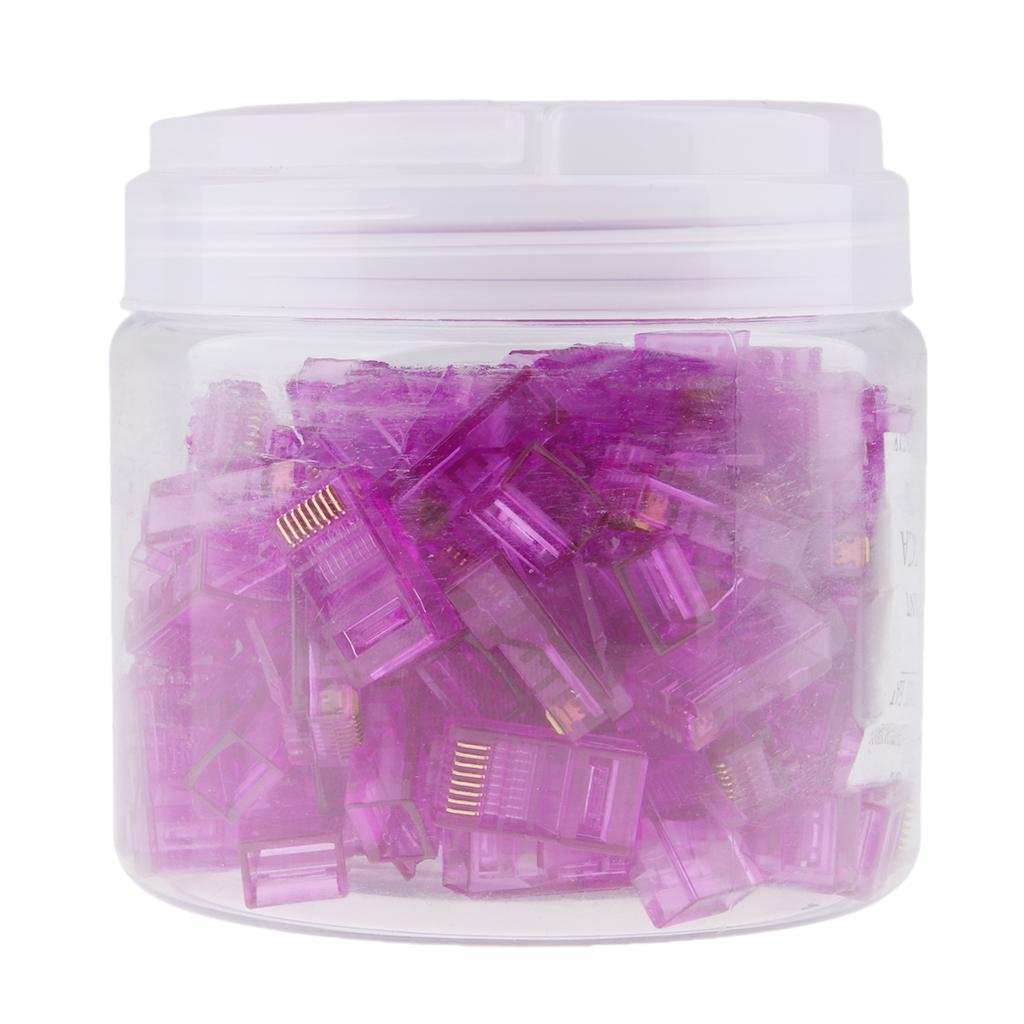 Cat six  Ends,100- cat six /cat  /   Connector,  Cable