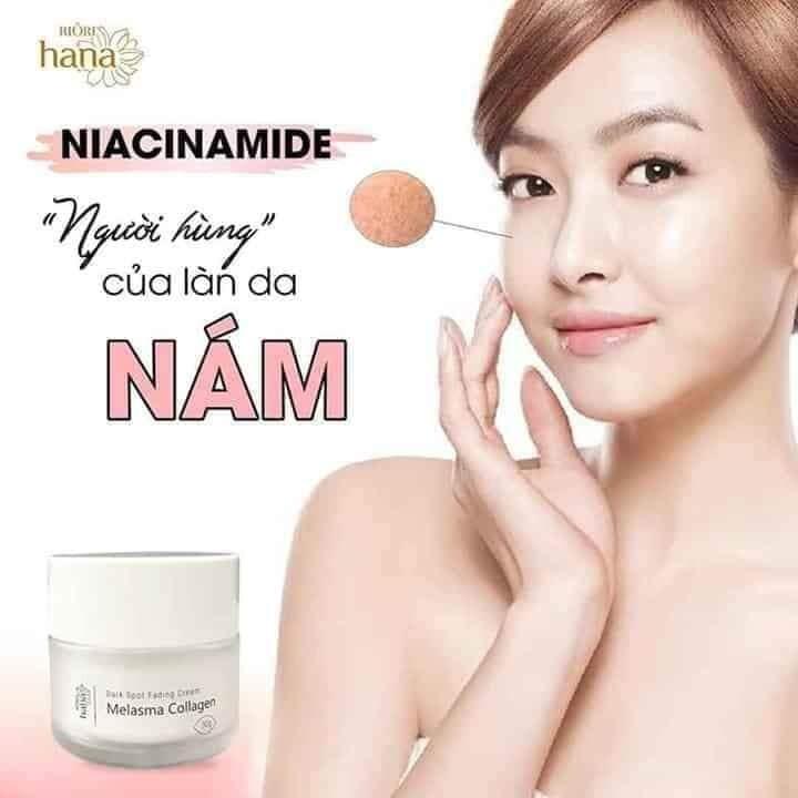 Kem Dưỡng Da Nám Riori Hana Melasma Collagen Cream 30g - Mờ Nám Thâm Sạm Ngăn Ngừa Lão Hóa