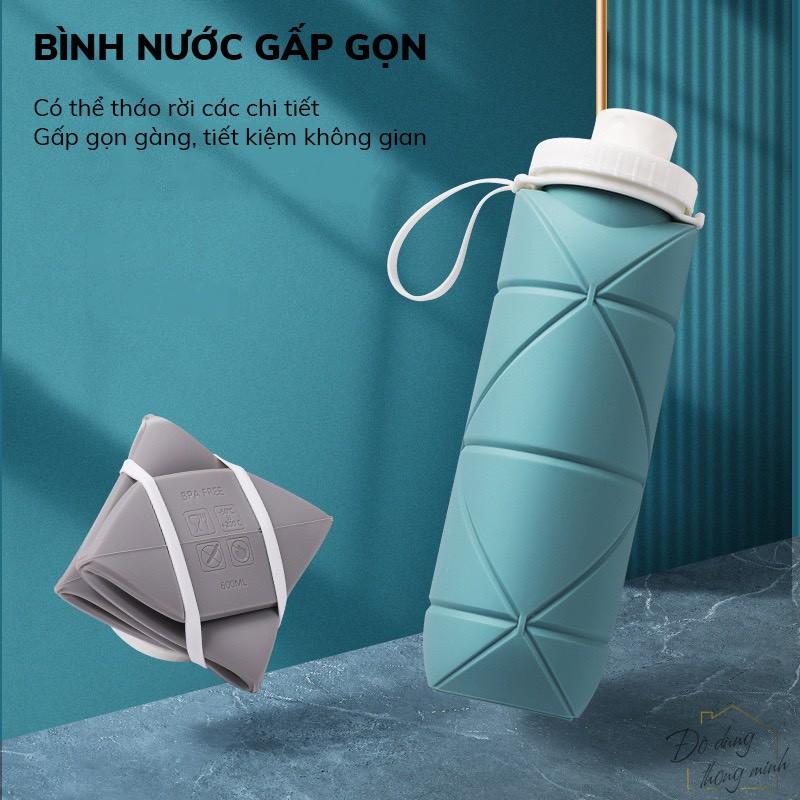 Bình Nước gấp gọn Silica Gel BPA Free ️️
