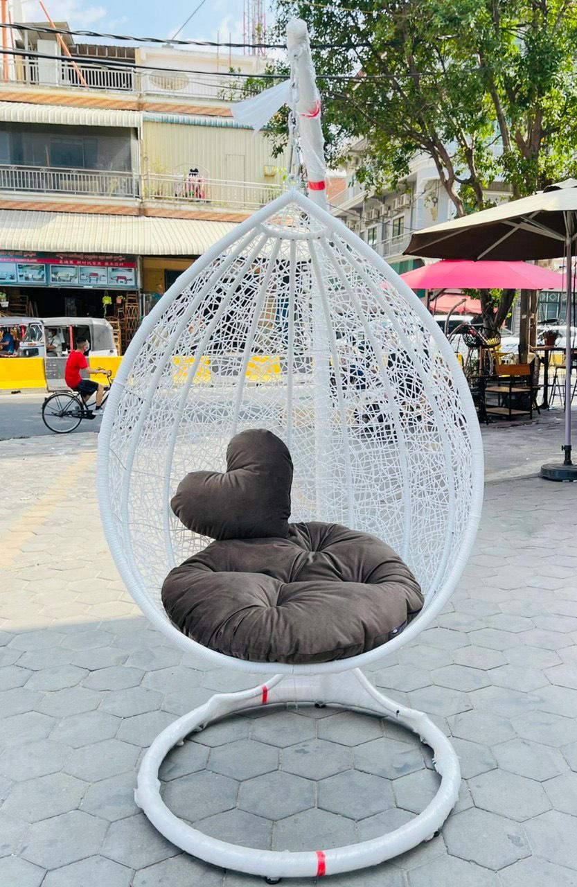 Xích đu sắt mini sơn tĩnh điện giá rẻ màu xanh siêu đẹp lạ