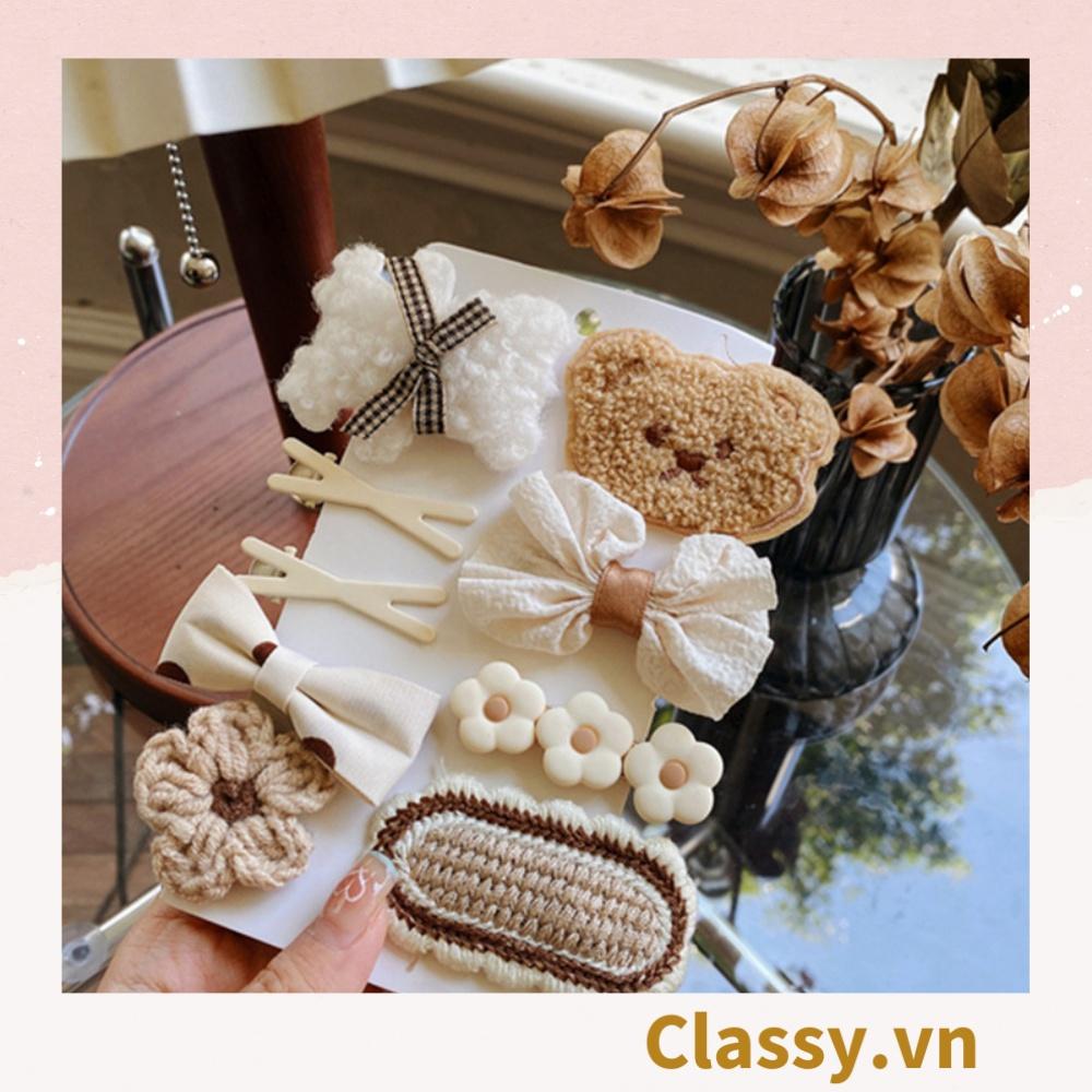 Classy Set kẹp tóc nhiều kiểu dễ thương phong cách hàn quốc PK316