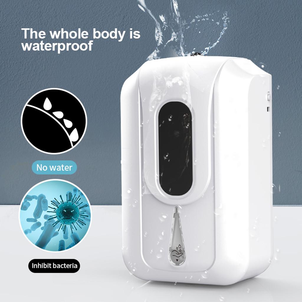 Automatic Soap Dispenser - Touchless Liquid Infrared Soap Pump, Wall-Mounted for Airport, Kitchen, Hotel, Restaurant Ultra-Large Capacity