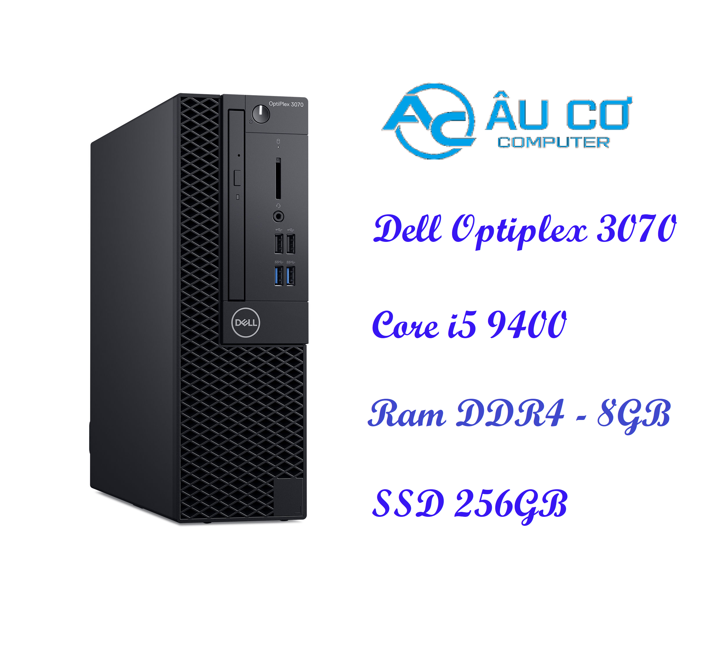 BỘ MÁY TÍNH DELL OPTIPLEX 3070 SFF+ MÀN HÌNH 24 inch - Hàng chính hãng