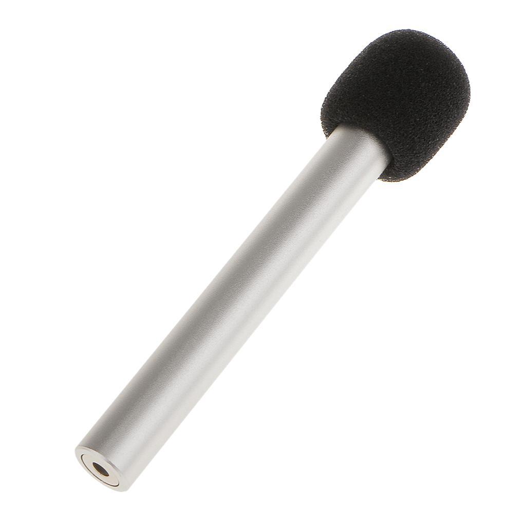 Silver Mini Singing Karaoke Home KTV Microphone Mic for IOS Android Phone