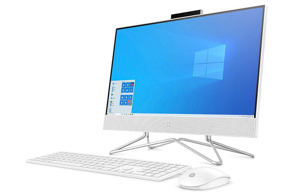 HP AIO 22 df1019d i5 1135G7/4GB/512GB/21.5&quot;F/Touch/WLKB/WLMouse/Win10/(4B6D7PA)/Trắng - Hàng chính hãng