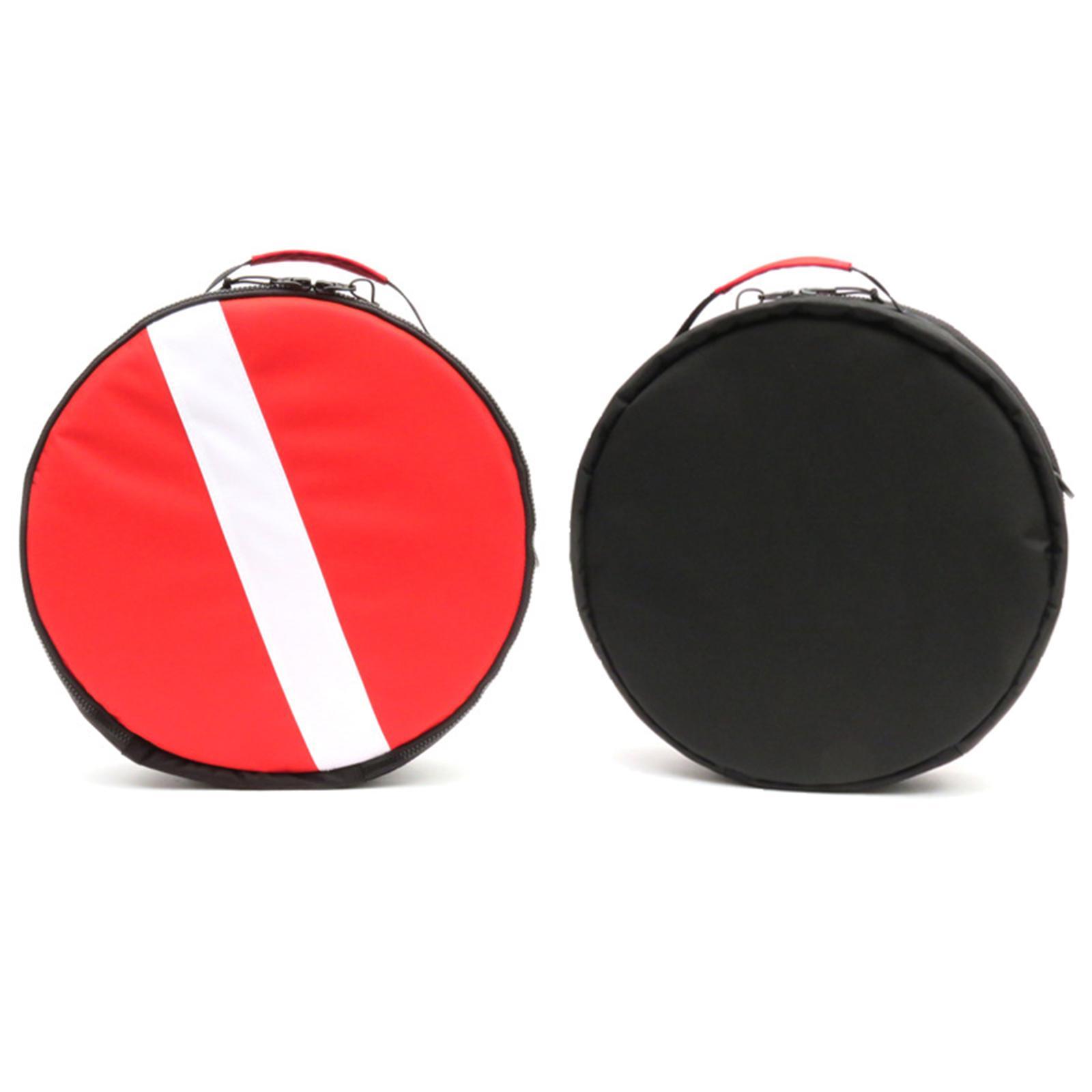 Round Scuba Diving Regulator Protective Bag Padded Snorkeling Dive Bag