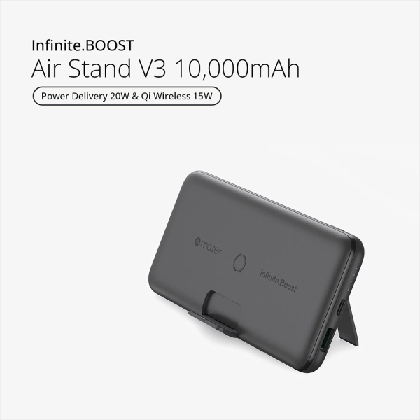 Pin Sạc Không Dây MAZER Infinite Boost Air.Stand V3.0 (10000mAh)- hàng chính hãng