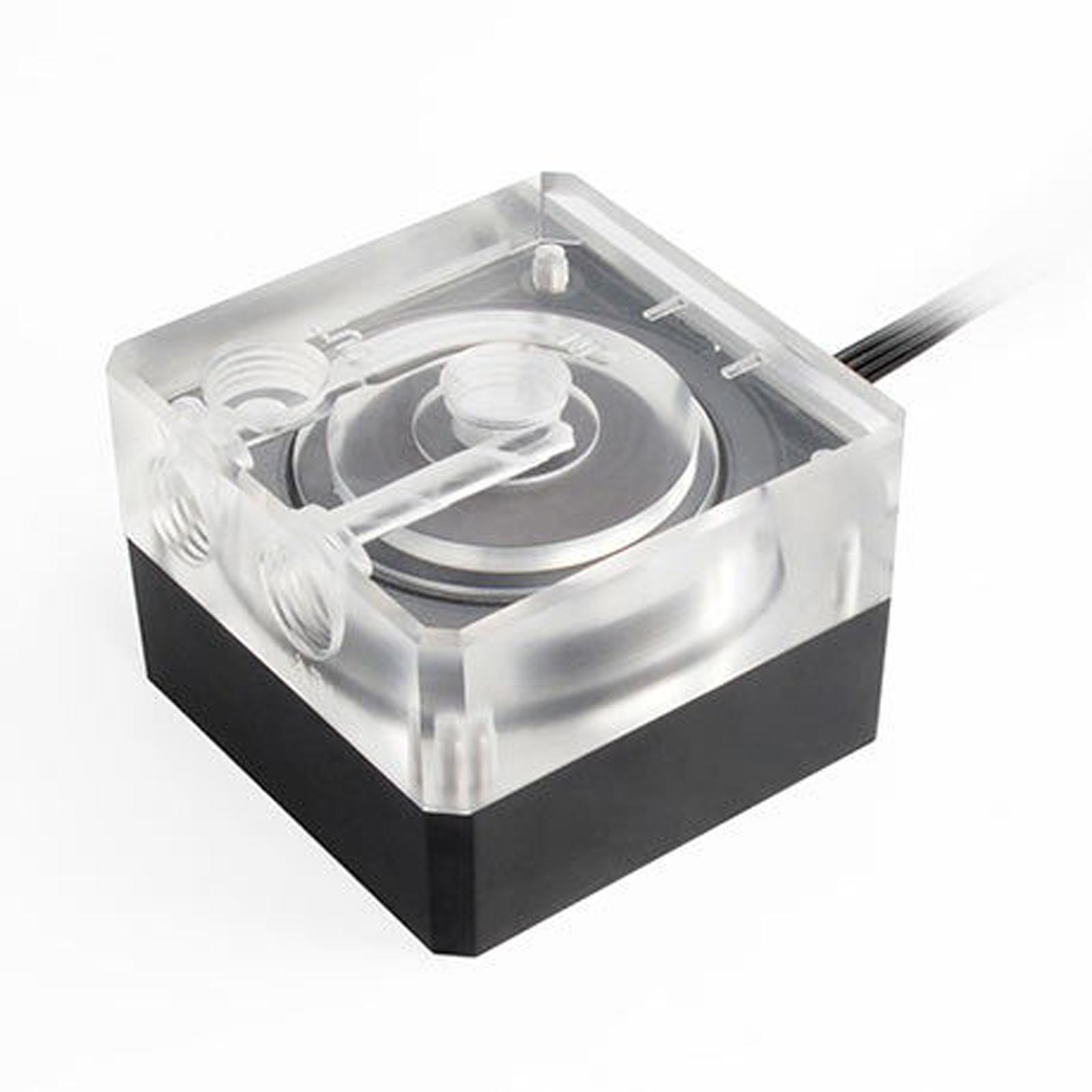 Cubic Water Cooling Pump DC 12V PWM Speed Control Meters