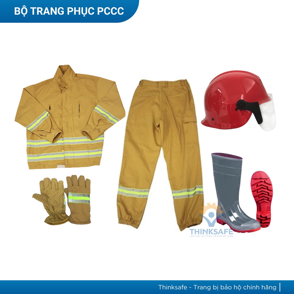 Quần áo PCCC theo thông tư 48 có tem kiểm định PCCCAP-65/Bộ trang phục PCCC theo thông tư 48