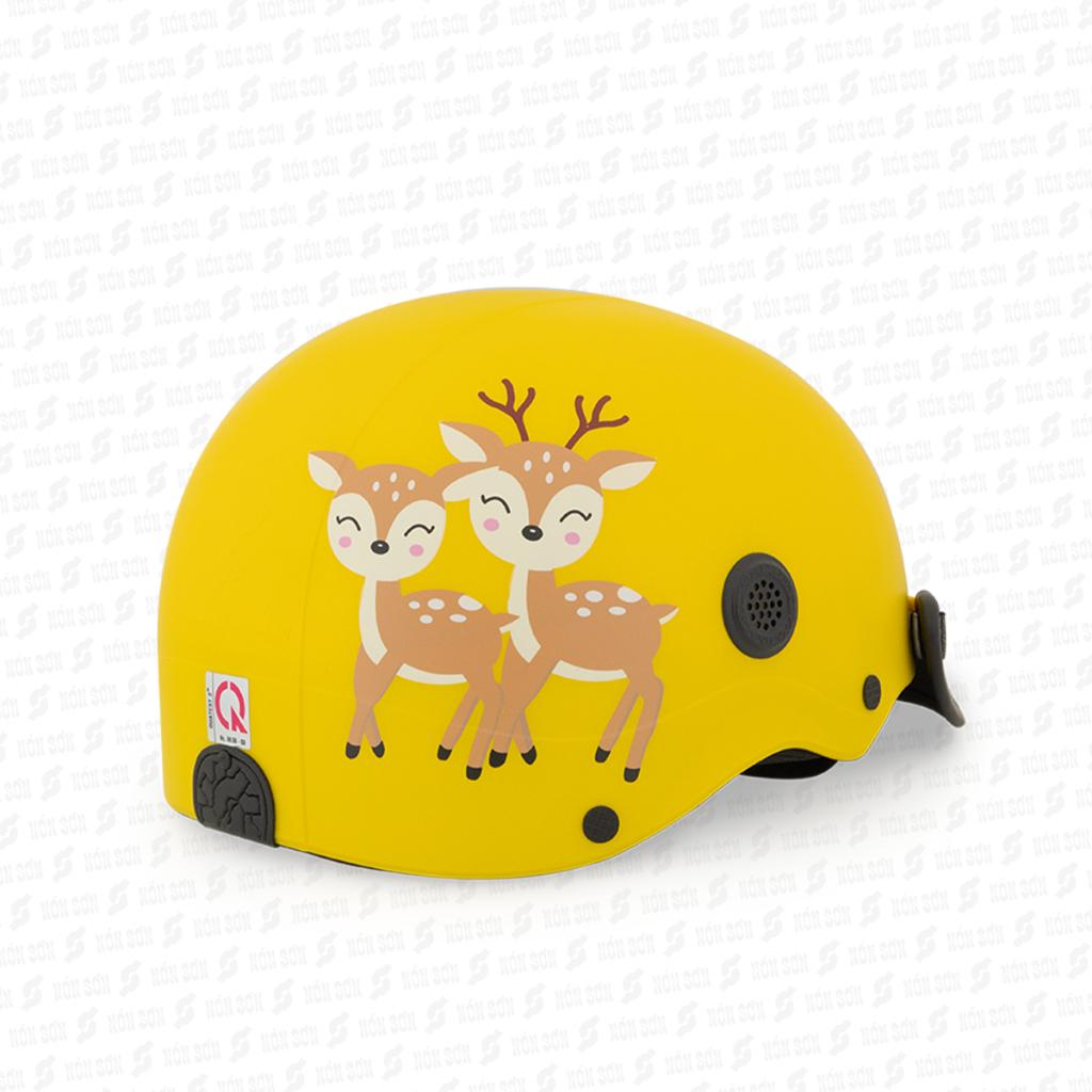 Mũ bảo hiểm nửa đầu trẻ em hoa văn chính hãng NÓN SƠN-DC-234.113