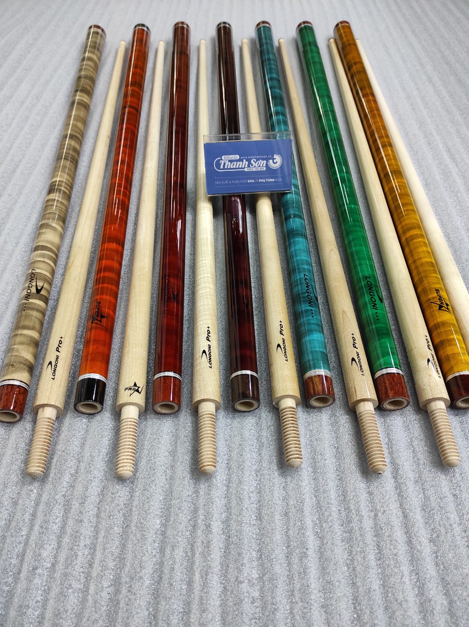 Cơ Bida Líp Cao Cấp - đầu cơ 11.5mm, nặng 440gr (tặng bao cơ 2 ống và bao tay)