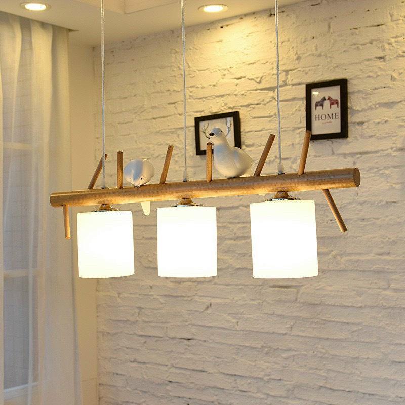 Đèn thả LUKAKO trang trí nội thất sang trọng, độc đáo với 3 chế độ ánh sáng - kèm bóng LED chuyên dụng