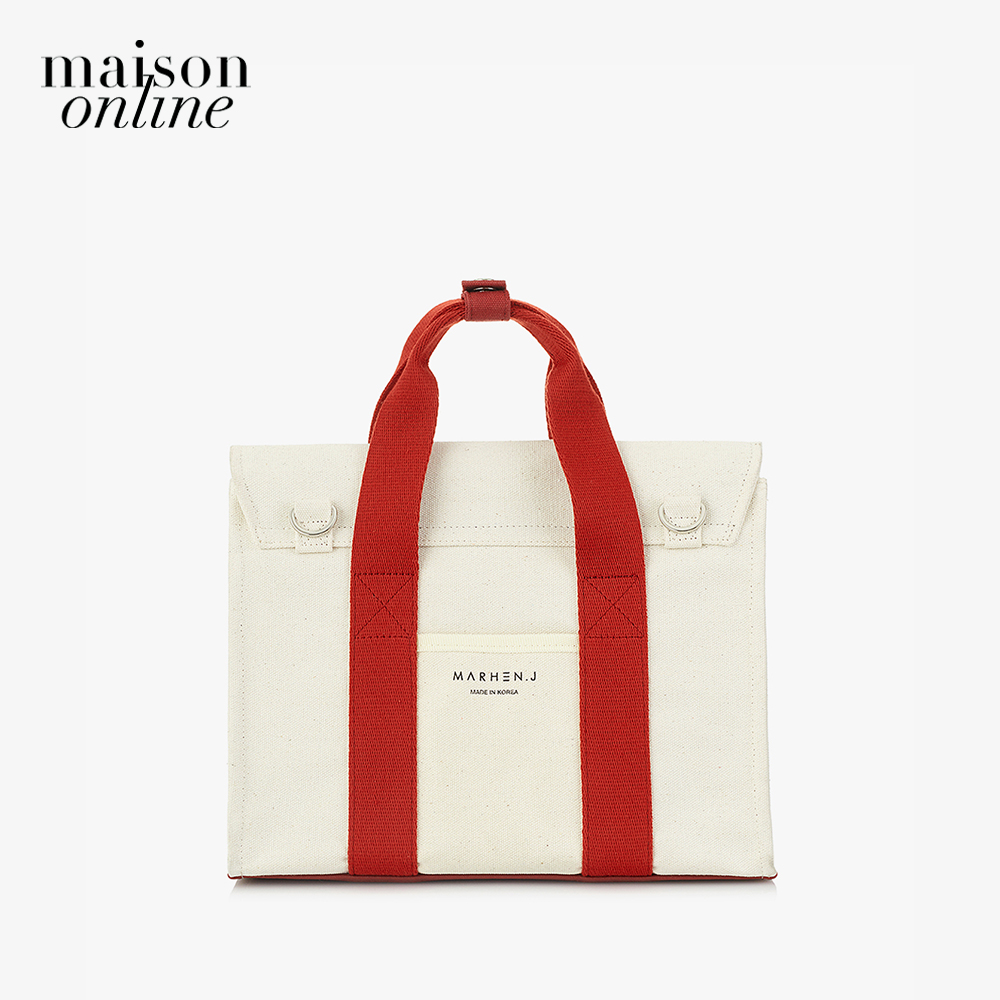 Marhen.J - Túi đeo vai chữ nhật nắp gập vải bố Roy Mini MJ19AROYMN-HS