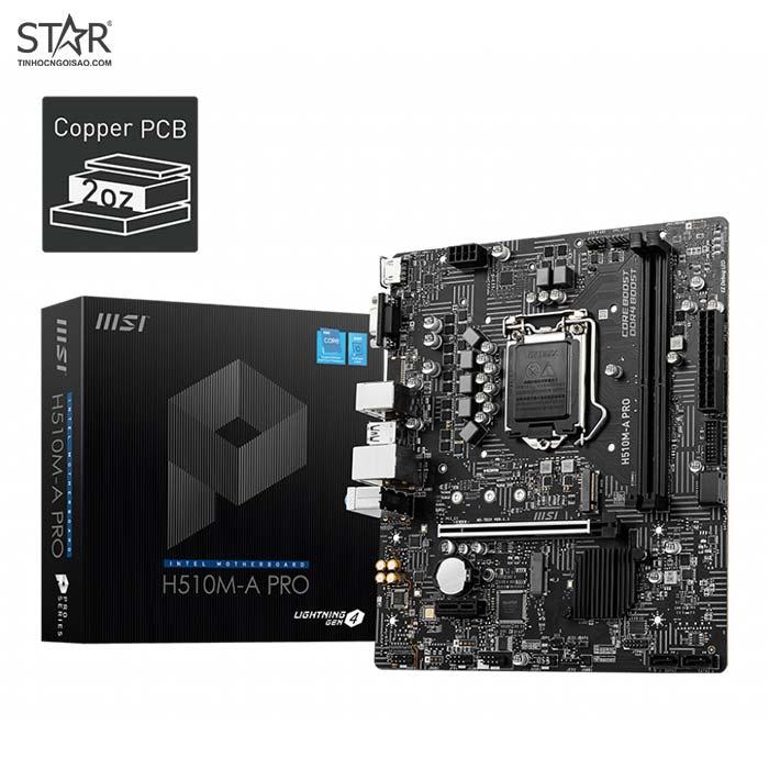 Mạch chính vi tính Mainboard MSI H510M-A Pro