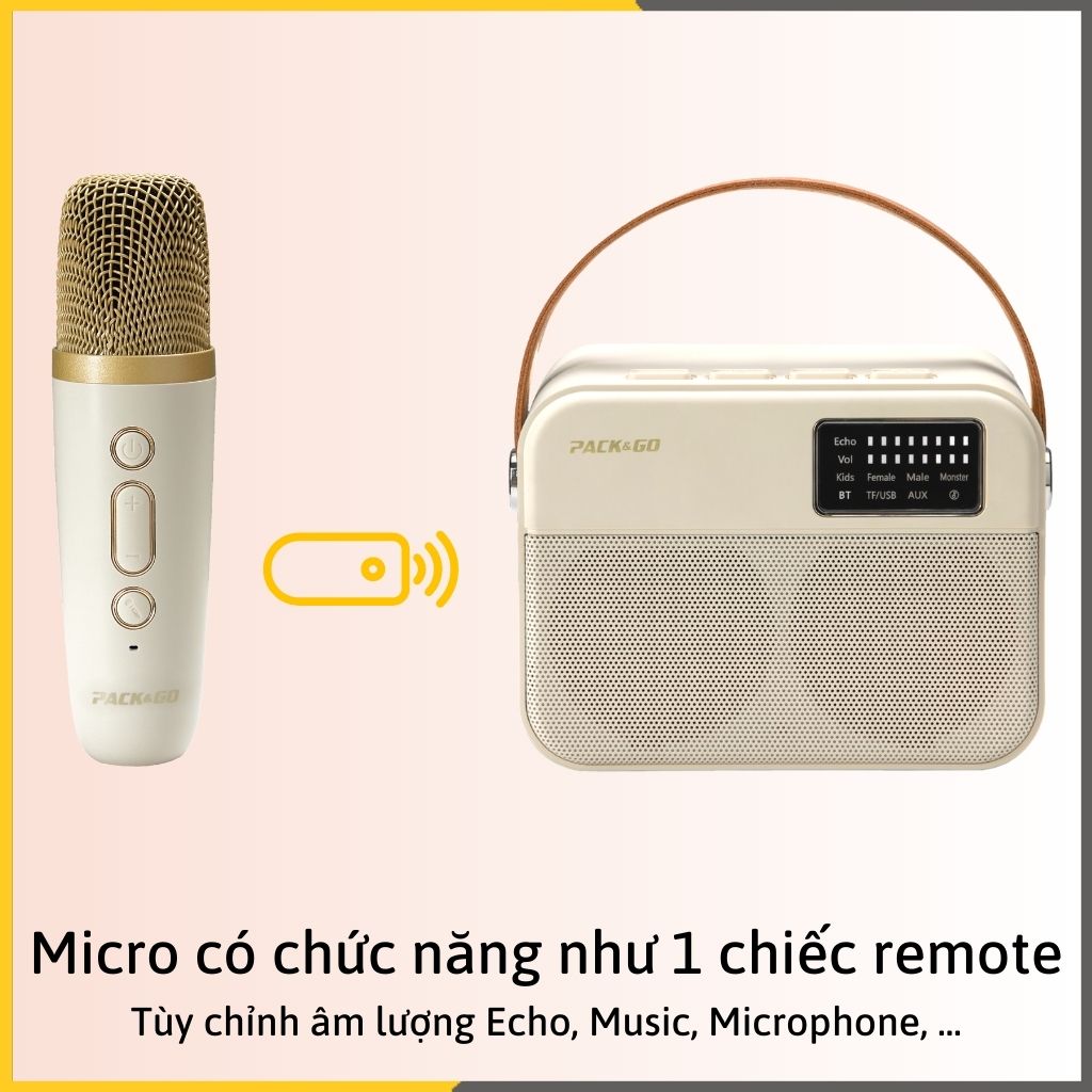 Bộ Loa Mic Karaoke Mini Bluetooth KSM01 – HÀNG CHÍNH HÃNG