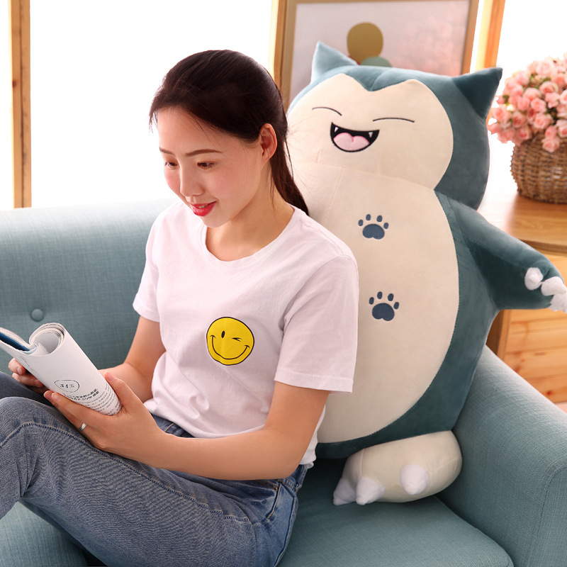 Gấu Bông Pokemon Snorlax (Kabigon) Siêu Mềm Siêu Dễ Thương (25cm---&gt;80cm) Hàng Xịn Cao Cấp (Tặng Kèm 1 Ví Da 12 Ngăn Đựng Thẻ Atm, Cccd)