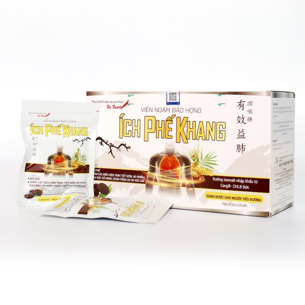 TPBVSK Viên ngậm bảo họng Ích phế khang