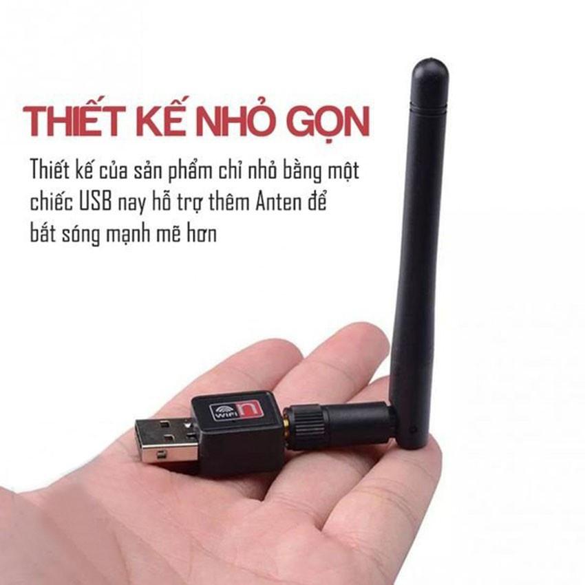 Bộ USB thu sóng WIFI máy tính laptop và các thiết bị khác mẫu mới loại tốt hàng cao câp