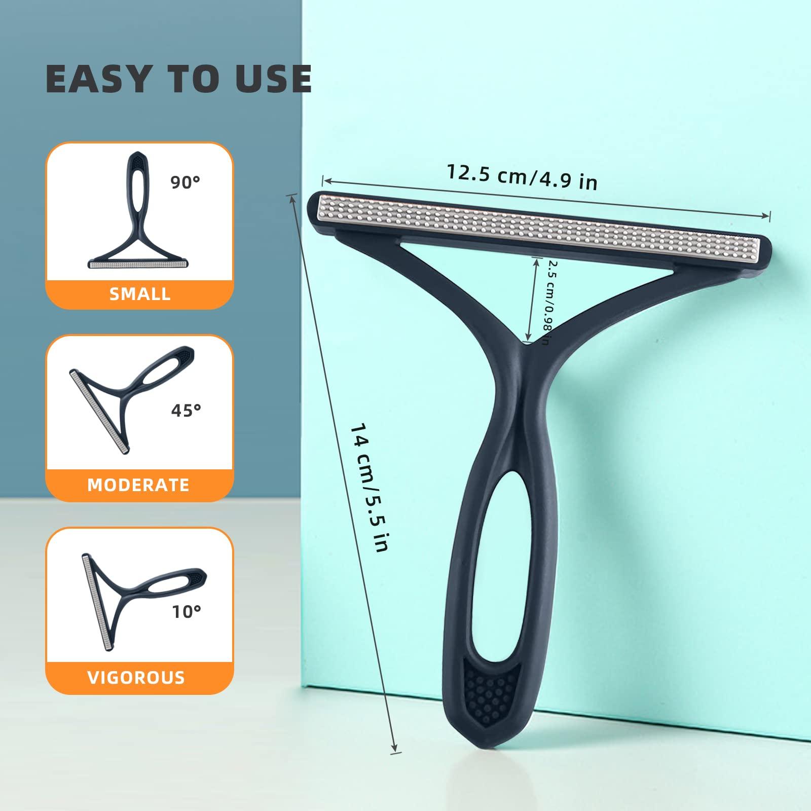 4PCS Double -Sured -Surebable Lint Dao cạo, lông tơ lông di động Tóc tẩy lông Kashmirkamm cho Wool Cashmere và các loại vải khác