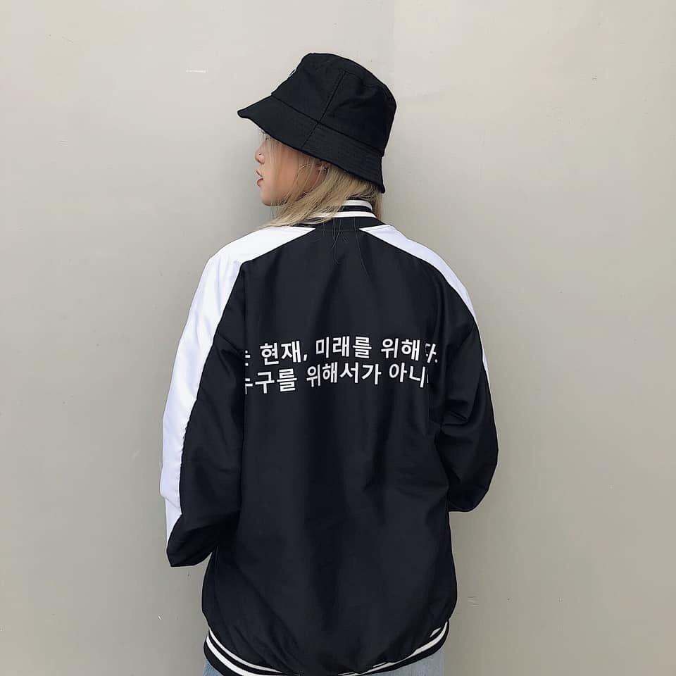 Áo Khoác Dù Nam Nữ Unisex - Áo Khoác Jacket Bombers Sọc Tay - LP.STORE
