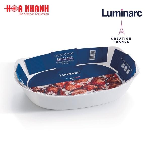 Khay Nướng Thủy Tinh Luminarc Smart Cuisine Chữ Nhật 38x28cm - P8330