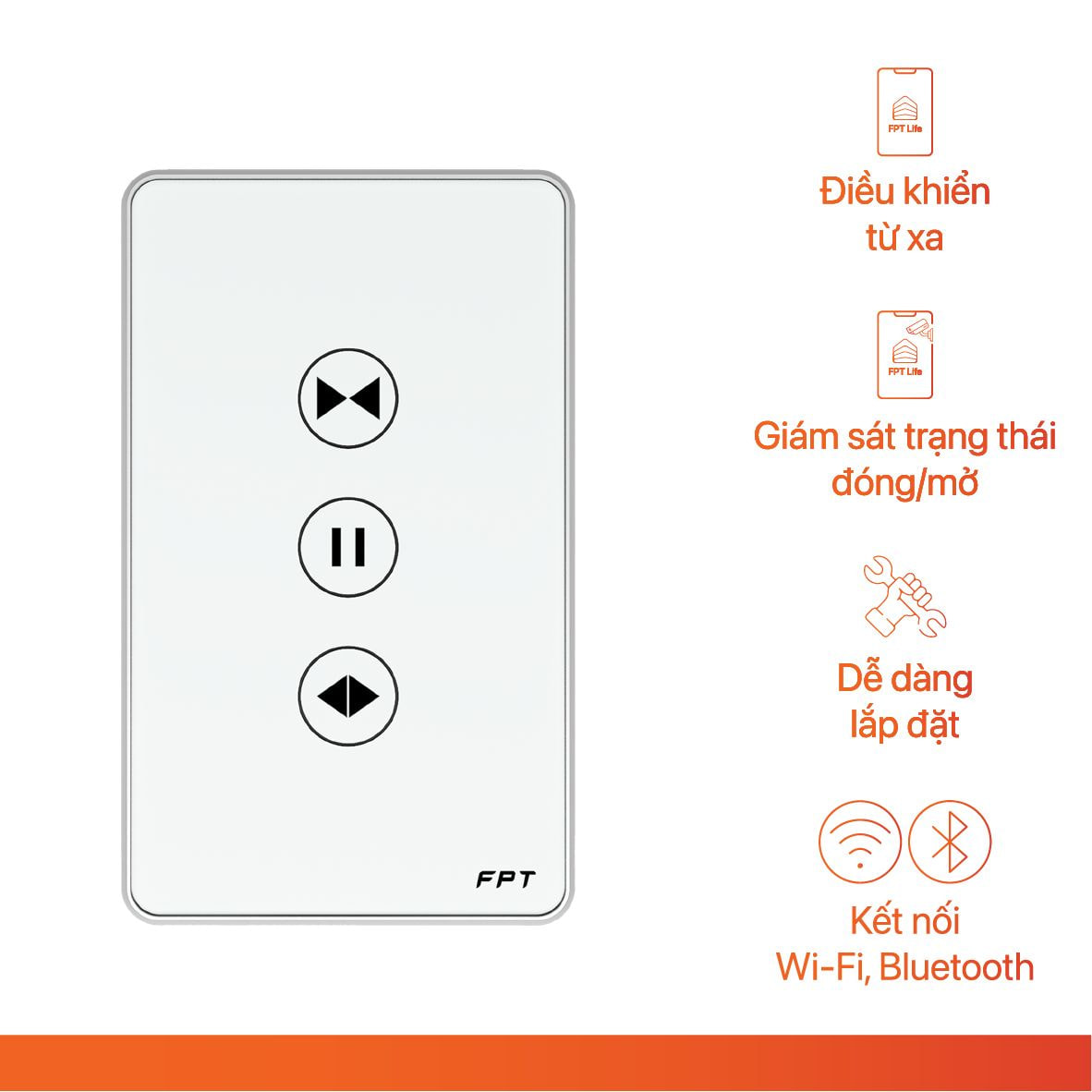 Công tắc cửa cuốn Wifi Leto FPT (Hàng Chính Hãng)