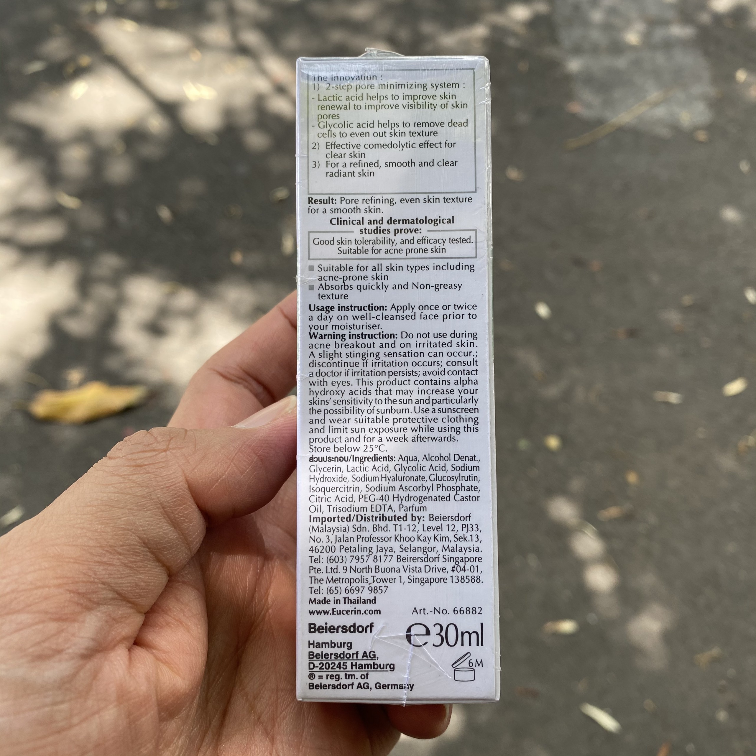 Tinh chất thu nhỏ và se khít lỗ chân lông Eucerin Proacne Poreless Solution Pore Minimizer Serum 30ml