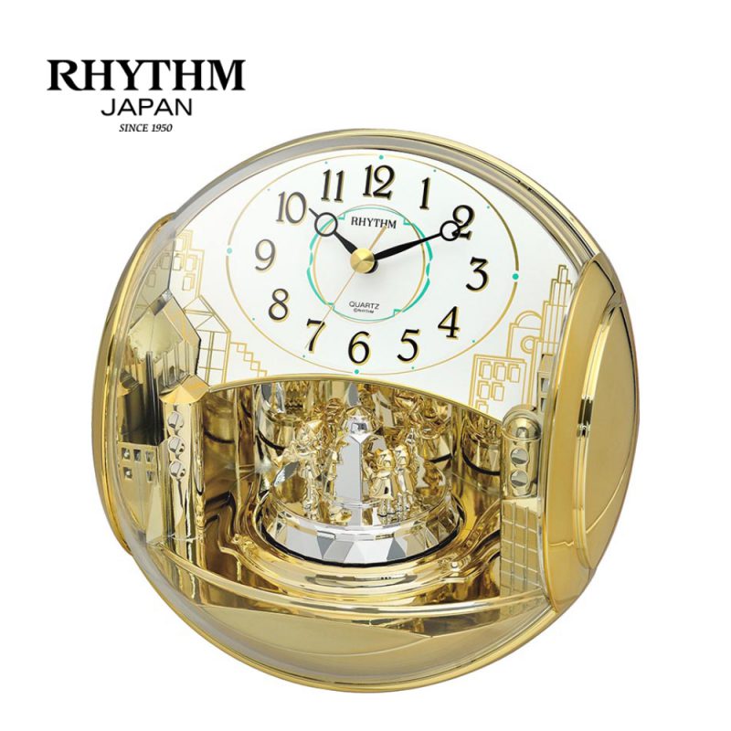 Đồng hồ Rhythm 4SG764WR18 Kt 20.0 x 18.0 x 20.0cm, 770g Vỏ nhựa. Dùng PIN.