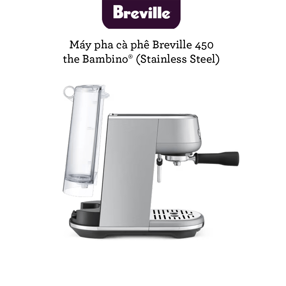 Máy pha cà phê Breville the Bambino BES 450 BSS - Hàng chính hãng