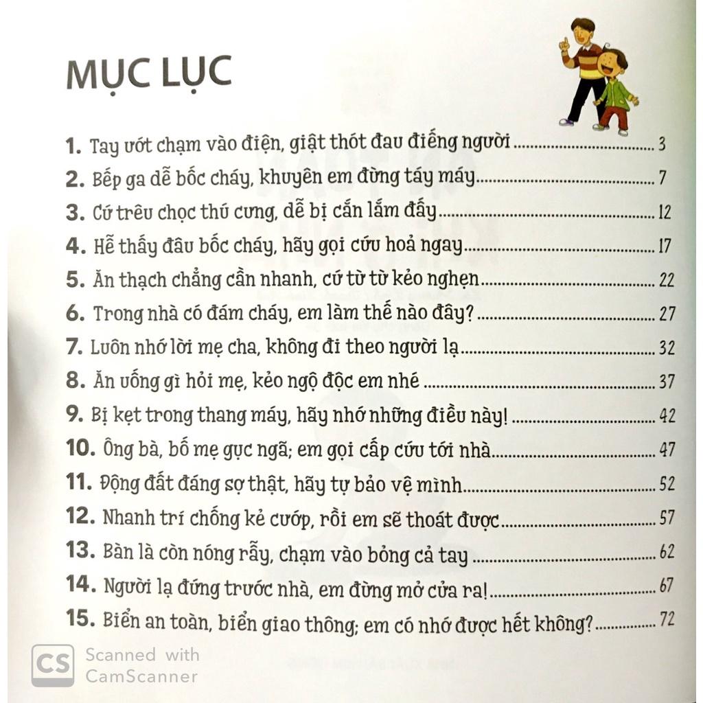 Sách - Combo 15 Bài học an toàn cho bé ( Lẻ tập ) - Kim Đồng