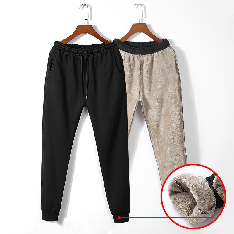Quần Jogger Nam Thun Nỉ Lót Lông Cừu Ấm Áp - Hàng chính hãng dododios