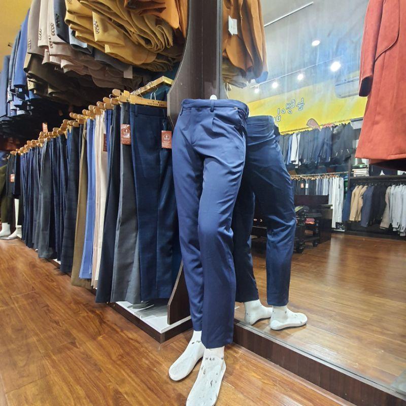 Quần Tây, Âu Baggy Nam Ông Xuông, Đứng Cao Cấp Chất Vải Anh, Ytali Xuất Châu Âu Dư