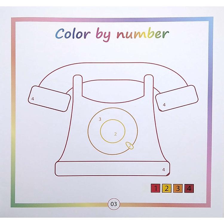 Sách Color By Number – Tô Màu Theo