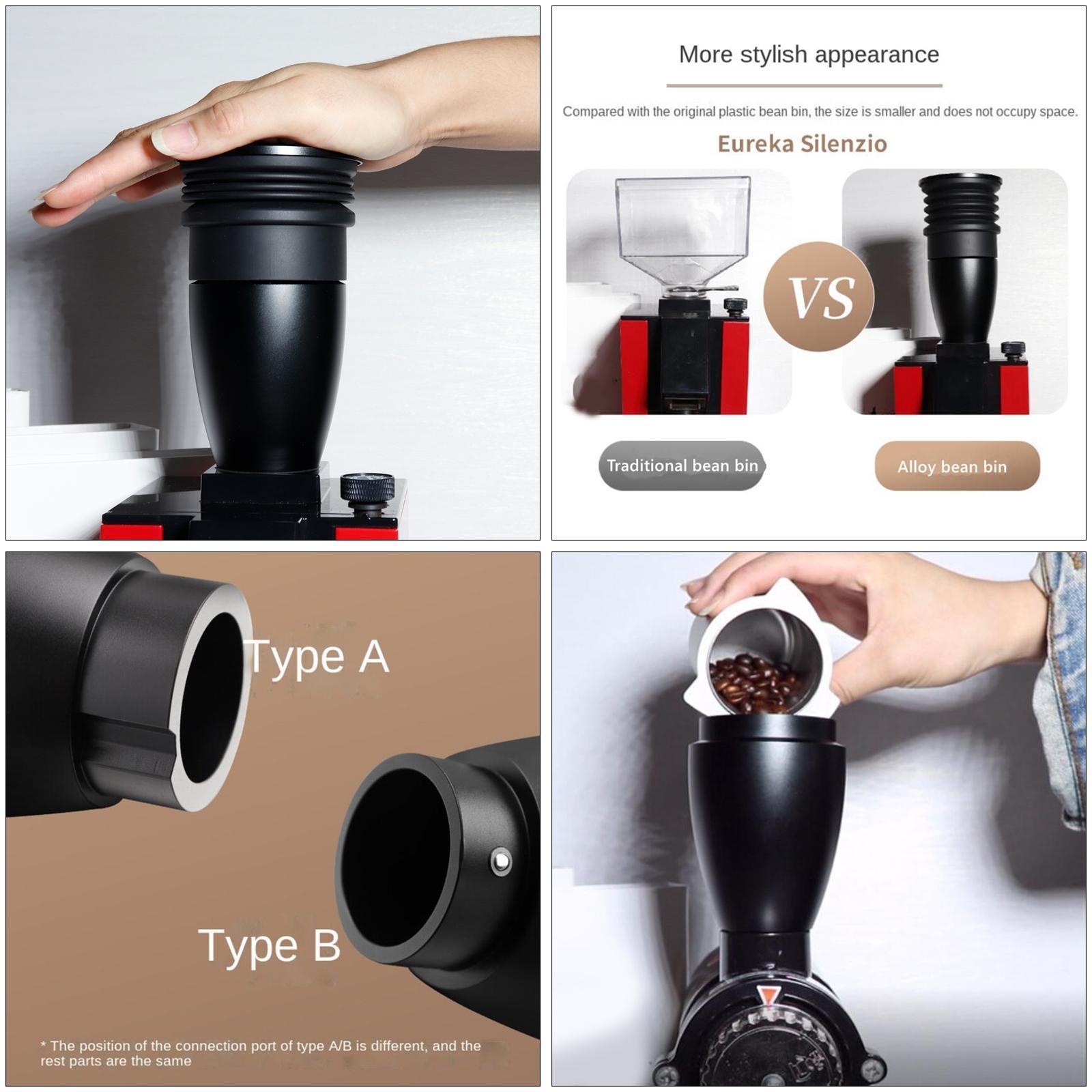 Coffee Grinder Hopper Household Coffee Bean Box for Kitchen Cafe Supplies