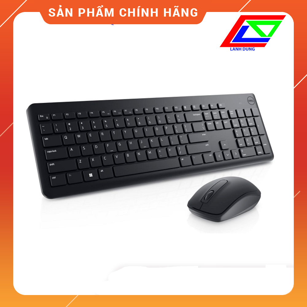 Bộ bàn phím chuột không dây Dell KM3322W - hàng chính hãng