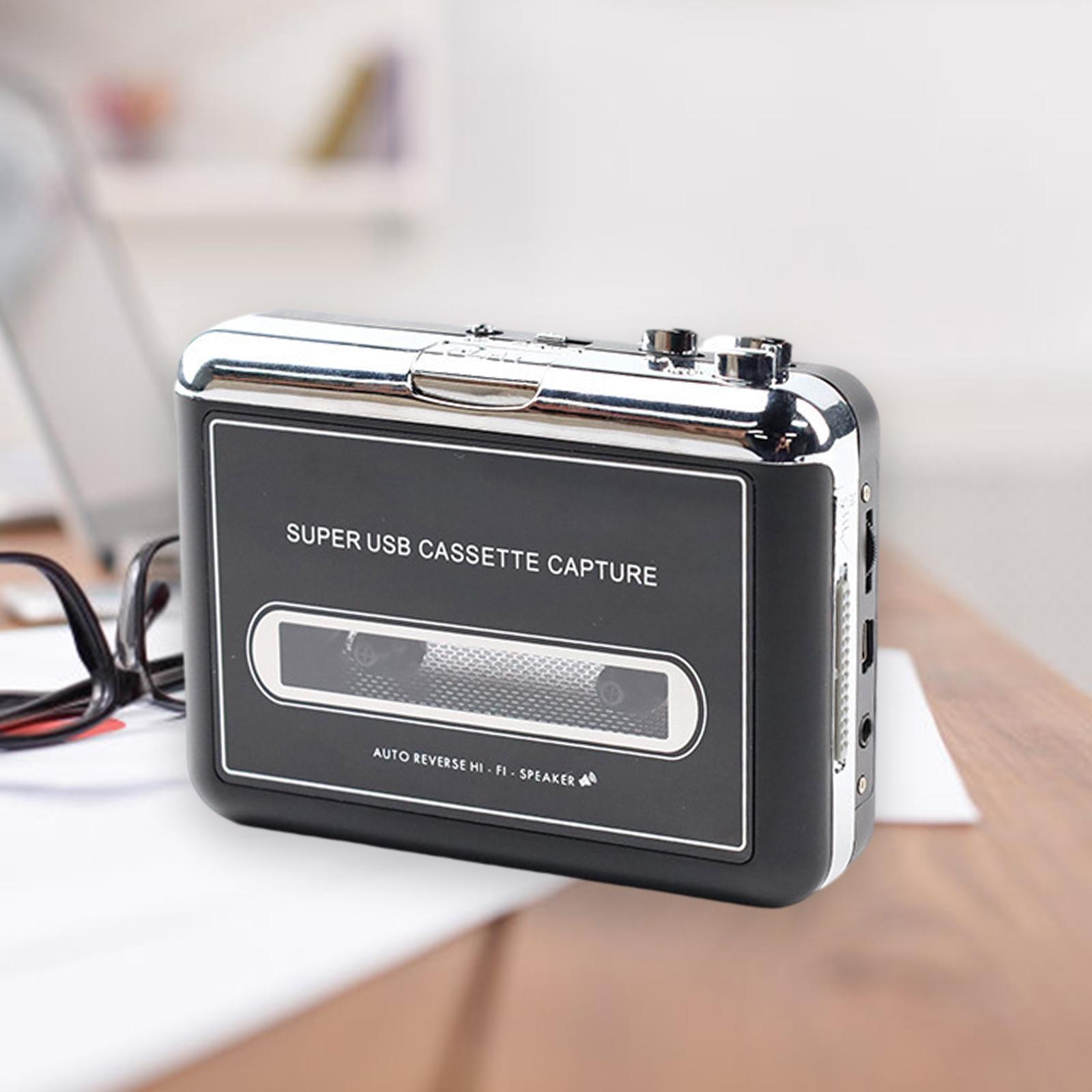 Portable USB Cassette Tape to MP3 Converter   Player